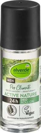 alverde MEN Deodorant Roll-on Active Nature, 50 ml