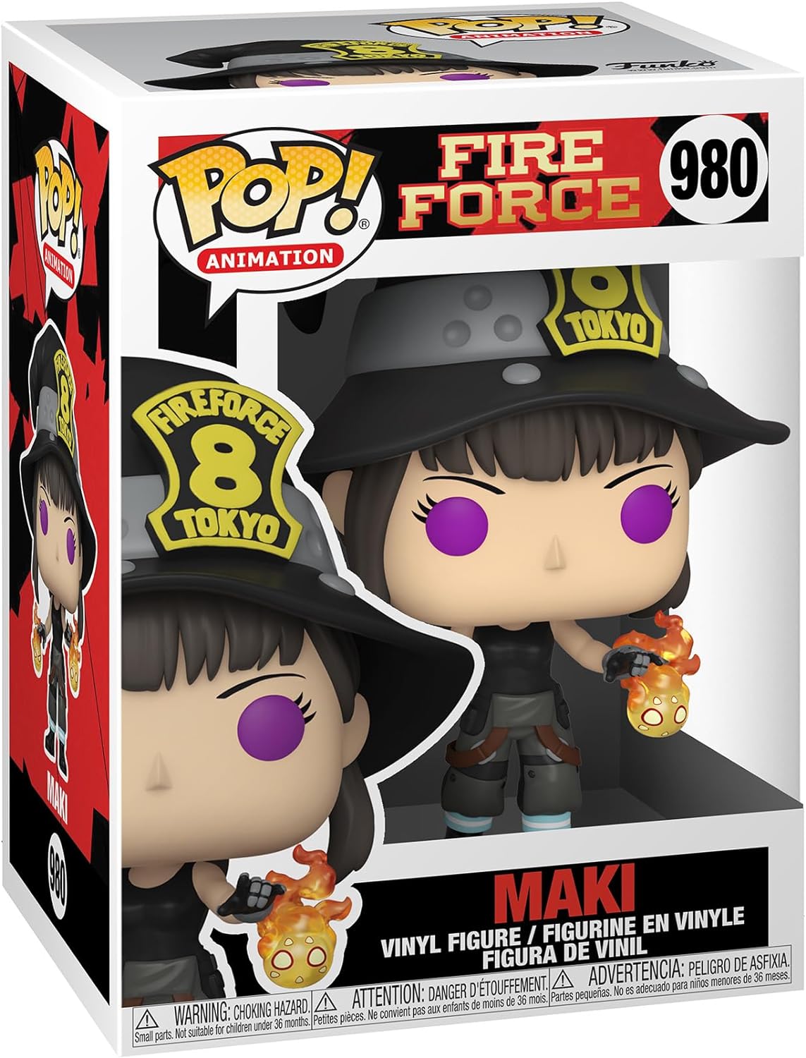 Funko Pop! Animation: Fire Force - Maki Oze - Vinyl Collectible Figure - Gift Idea - Official Merchandise - Toy for Children and Adults - Anime Fans - Model Figure for Collectors and Display