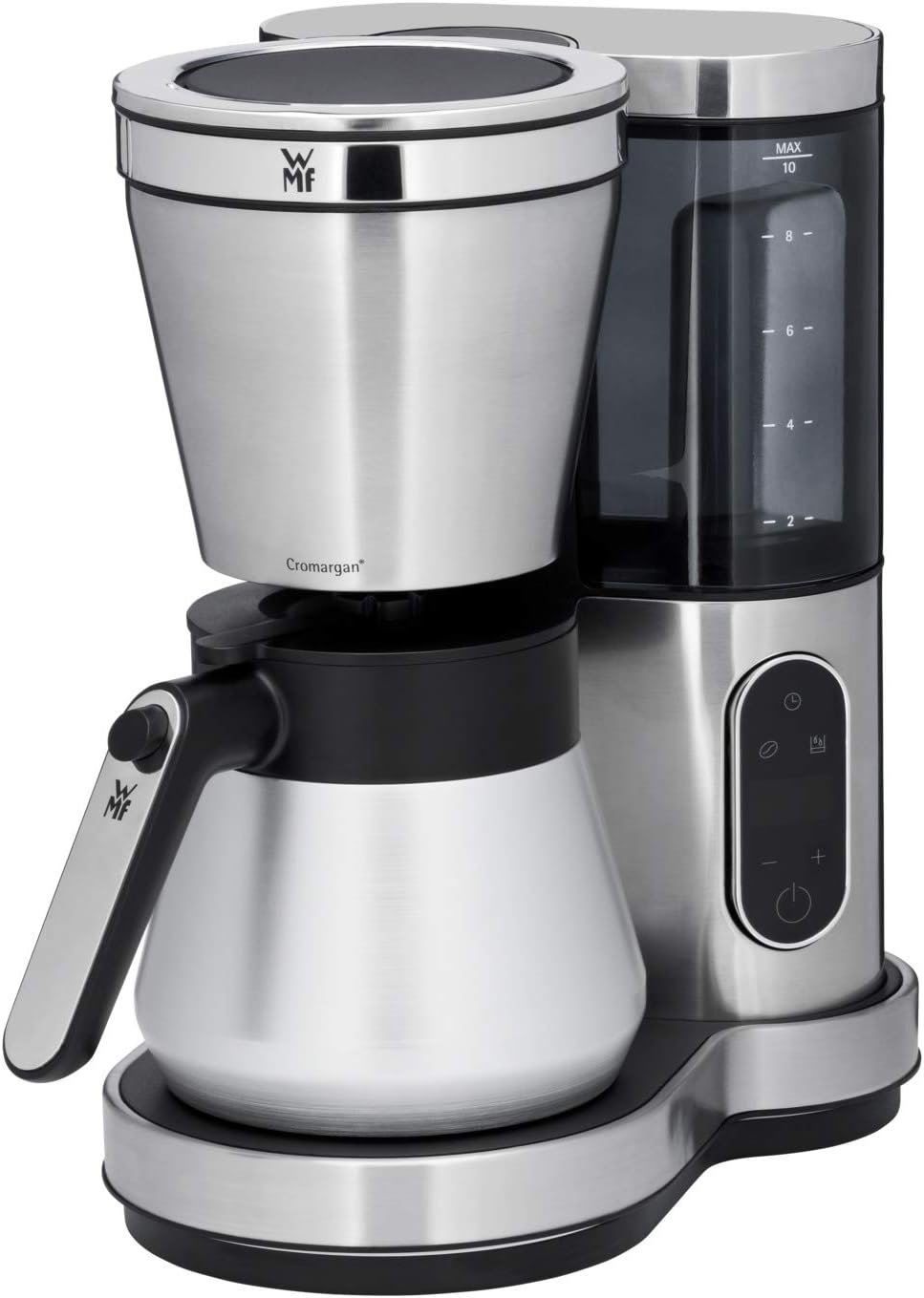 WMF Lumero Freestanding Drip coffee maker Black, Silver 8 cups Semi-auto Lumero, Freestanding, Drip coffee maker, Ground coffee, Black, Silver
