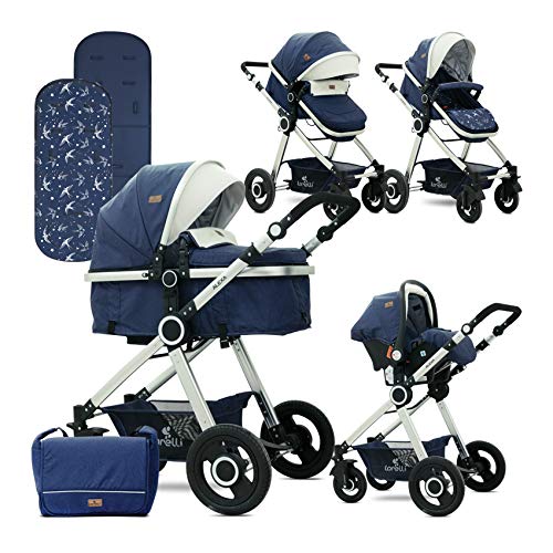 Lorelli Alexa Set 2 in 1 Combi Pushchair Blue