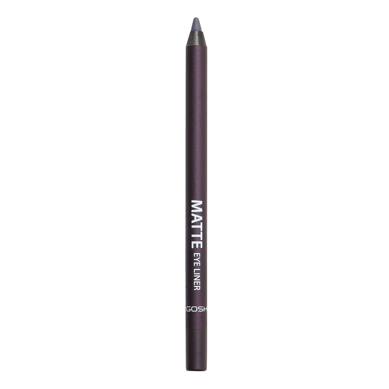 GOSH Matte Eyeliner in Dramatic Dark Purple I Creamy Soft Texture for Easy Application I High Coverage Ideal for Smokey Eyes I Perfect with Mascara I Vegan & Fragrance-Free I 010 Black Violet