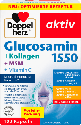 Doppelherz Glucosamine 1550 capsules 100 st, 114 g