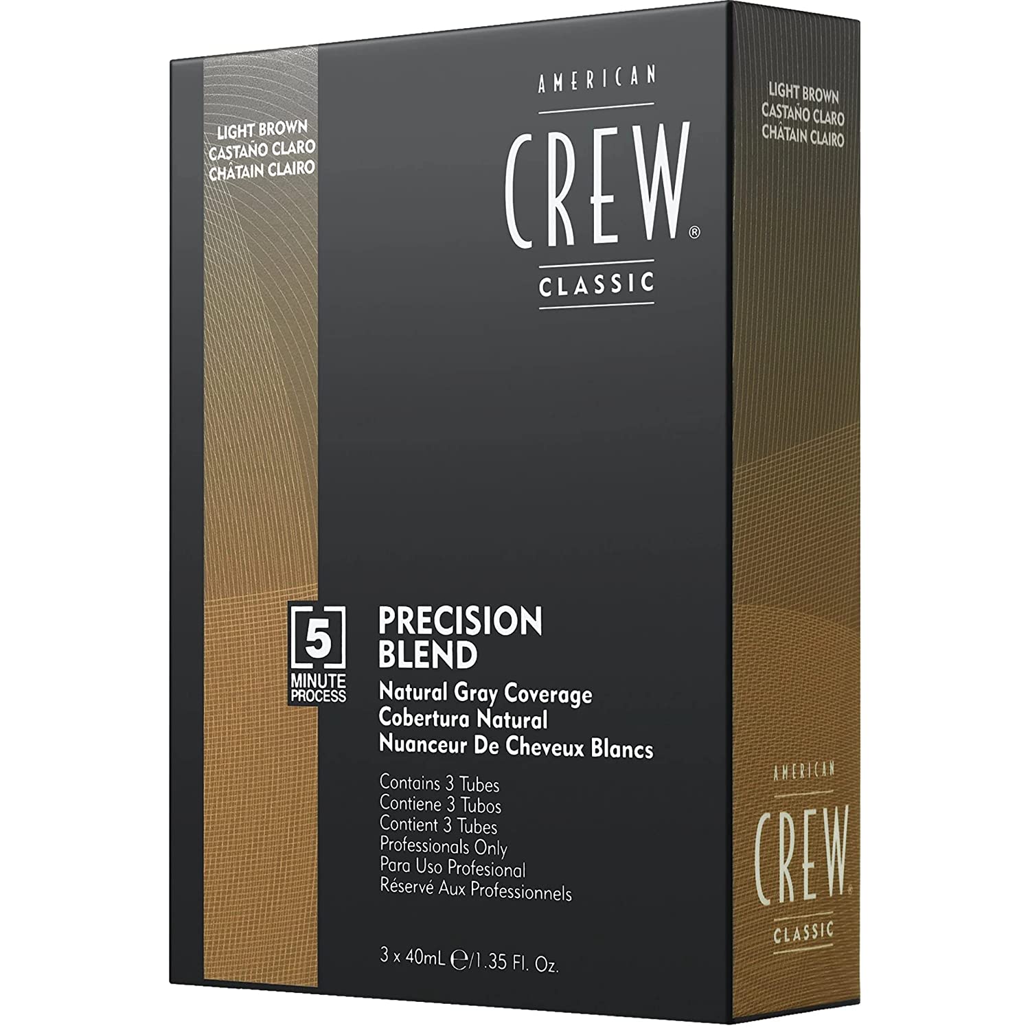 American Crew Precision Blend Medium Ash 5-6 3x40ml, farbe ‎andere