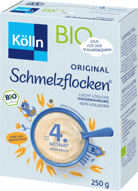 Kölln Cereal porridge Organic Original meltflakes after the 4th month, 250 g