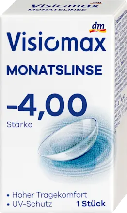Visiomax Monthly contact lens, diopter -4.00, 1 piece