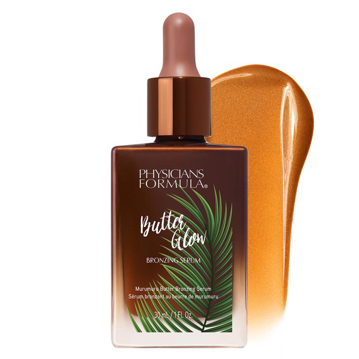 Physicians Formula Butter Glow Bronzing Serum, nourishing bronzing drops for a radiant complexion, enriched with a mixture of Murumuru, Cupuaçu and Tucuma Butter, Sunkissed Glow