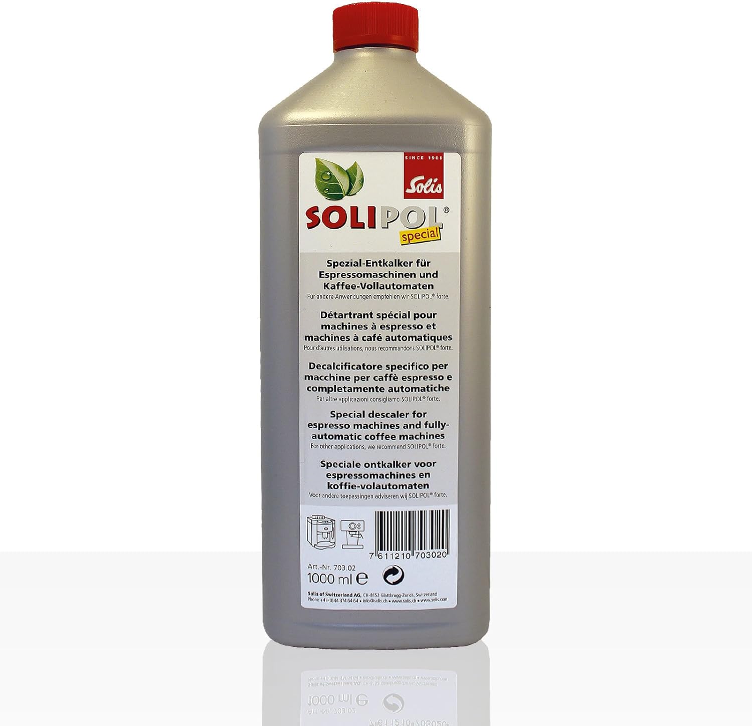 Solis Store Solis Solipol Special Liquid Descaler 1L for Coffee and Espresso Machines