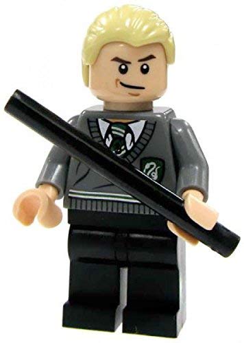 Lego Harry Potter: Draco Malfoy Minifigure With Black Wand