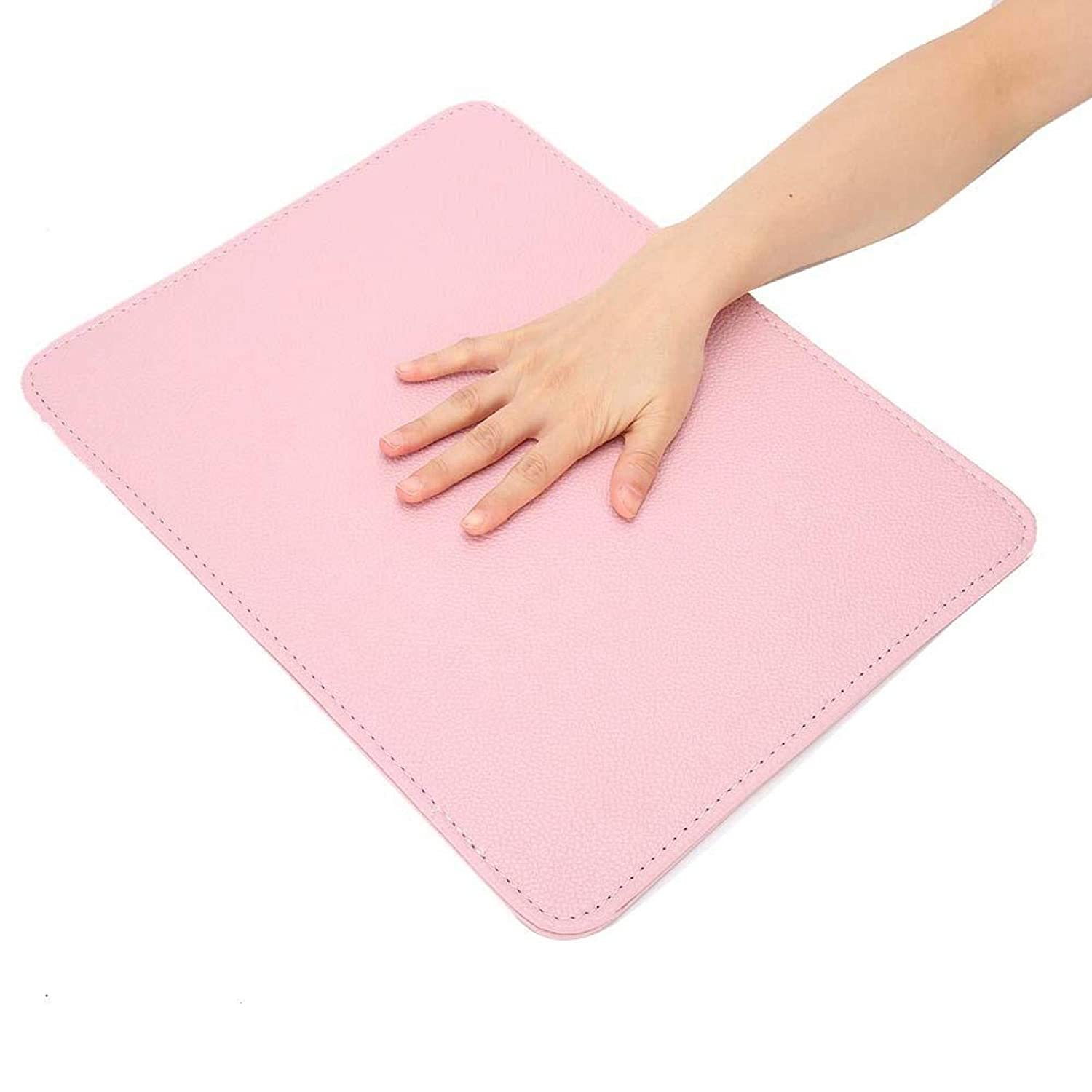 Demeras Nagelstudio-Werkzeuge Haltbare Nagelpflege-Auflage-Nagel-Kunst-Tischmatte für Haushalt für Schönheitssalon(Rosa), ‎rosa