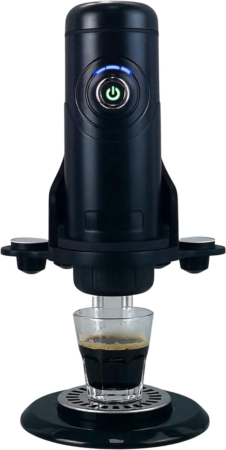 Dreiklang - Be smart owner Outin Conqueco Imons Espresso Machine for Home Battery Coffee Machine, Electric 12 V Compatible Nespresso Starbucks L \ 'Or 18 Bar