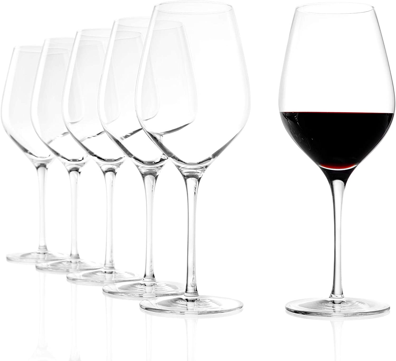 Stölzle Lausitz Exquisit Royal Glasses, Dishwasher Safe Glasses Set, Shatte