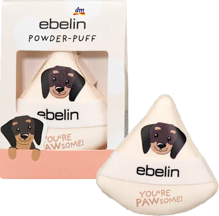 ebelin Powder puff with print You\'re PAWsome, 1 pc