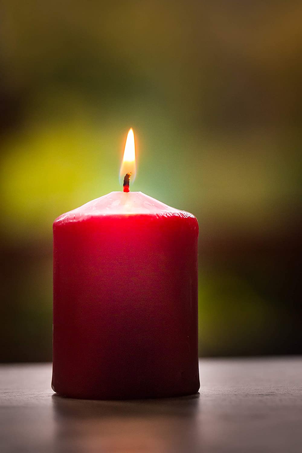 DARO DEKO Pillar Candle Diameter 5 cm x 7 cm High - Pack of 2 - White