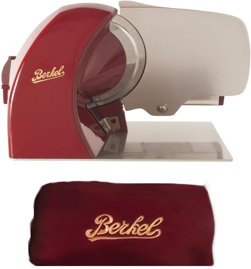 BERKEL Home Line 250 Multi-Purpose Slicer + Cover for Allesschneider Red Colour