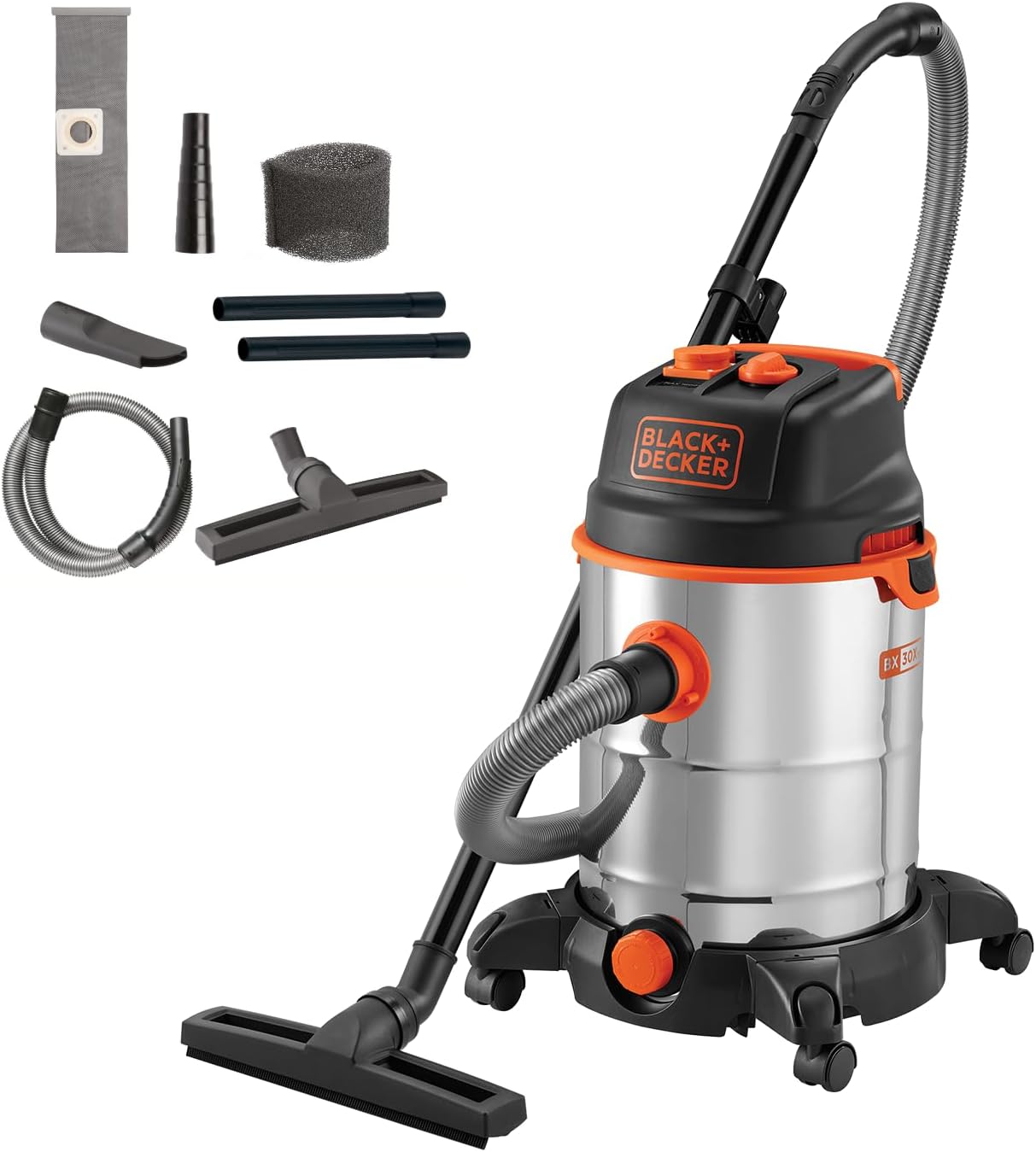 Black+Decker Wet and Dry Vacuum Cleaner, BXVC20XE