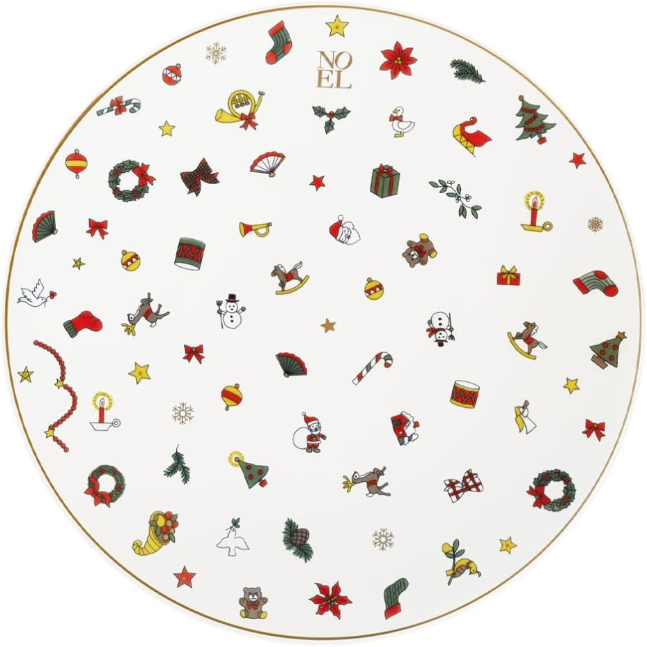 Noël Oro Plate Flat 21.5 cm