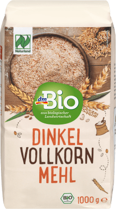 dmBio Flour, spelled whole grain, natural country, 1000 g