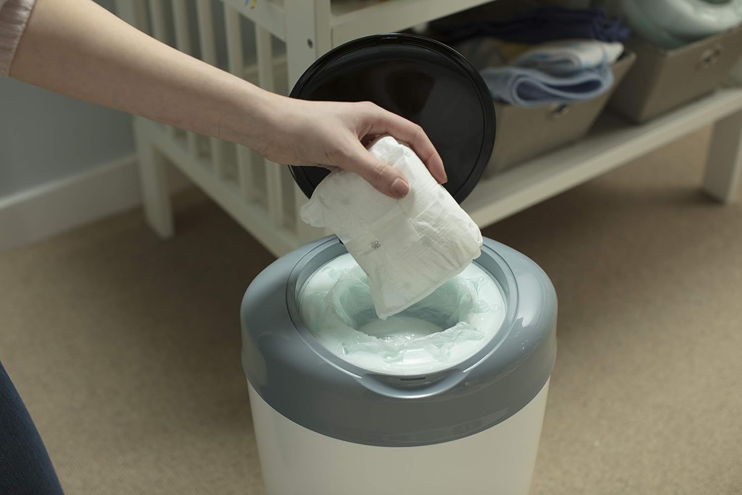 Tommee Tippee Simplee Sangenic Nappy Bin Pink