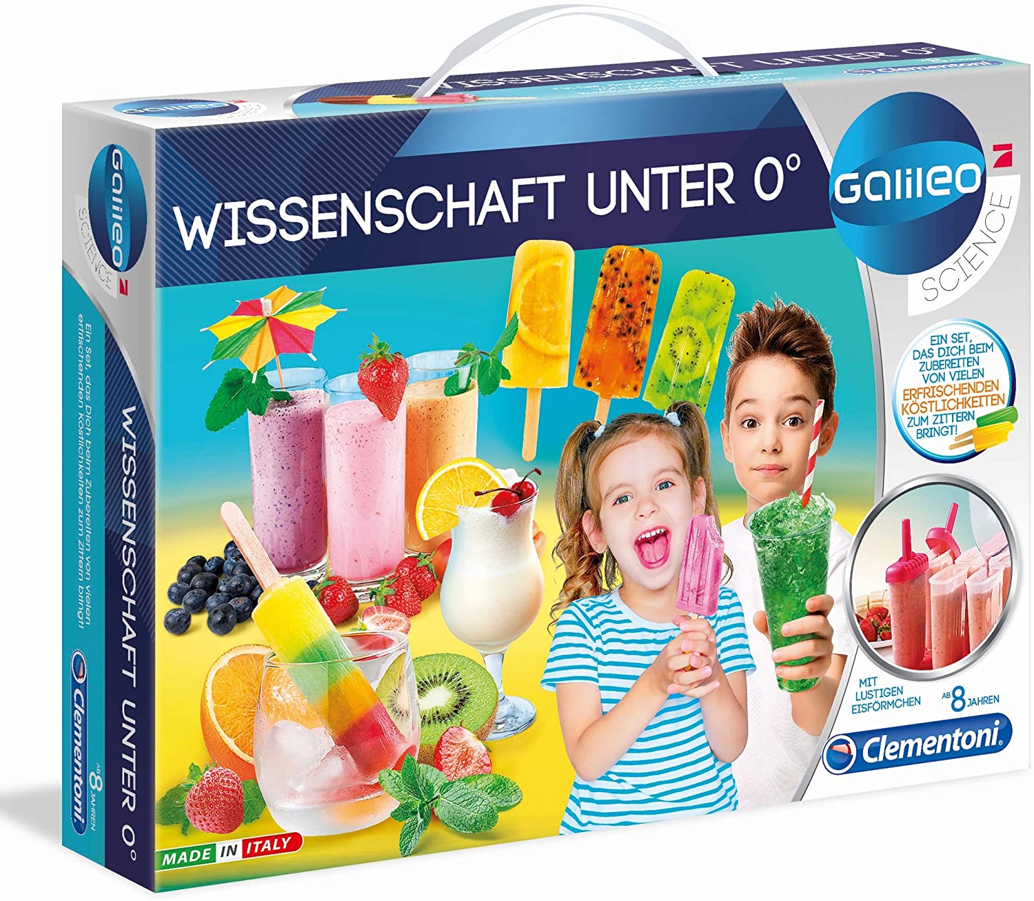 Clementoni 59166 Galileo Science Under 0° Experiment Set For Children 8 Yea