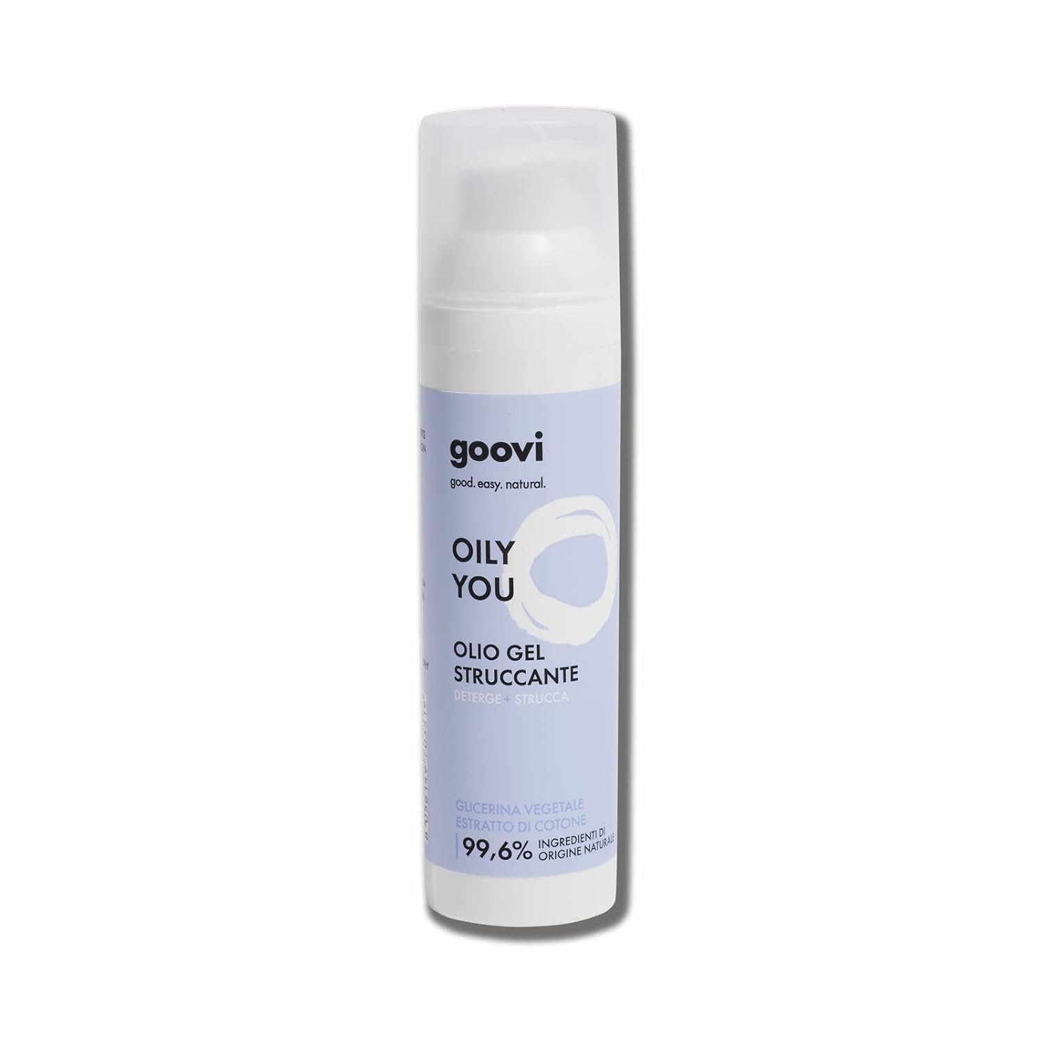 GOOVI Oily You Makeup Remover Gel, Ideal for All Skin Types, Cleanses and Make-Up, Moisturizing Effect, 75 ml