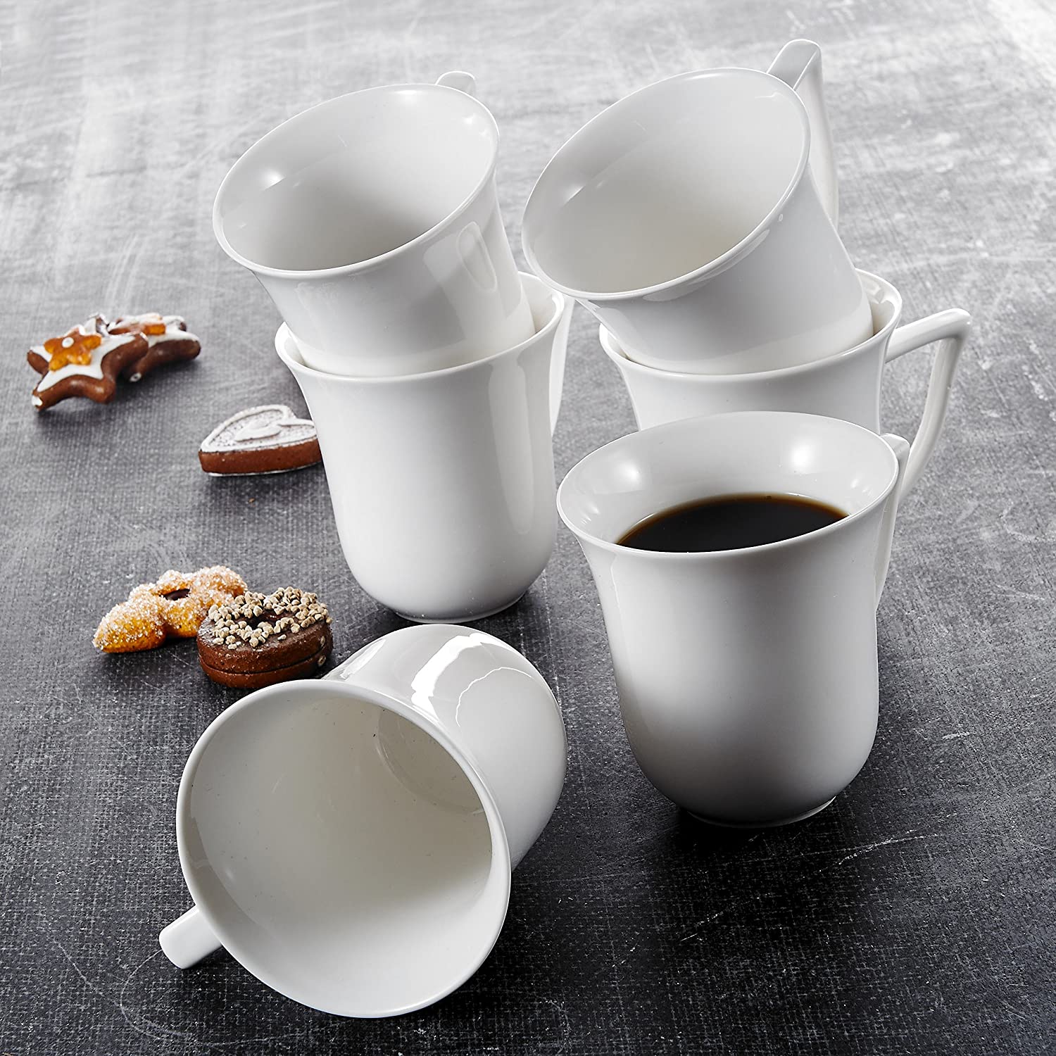 Malacasa Carina Series 30 Piece Porcelain Crockery Set For 6 People
