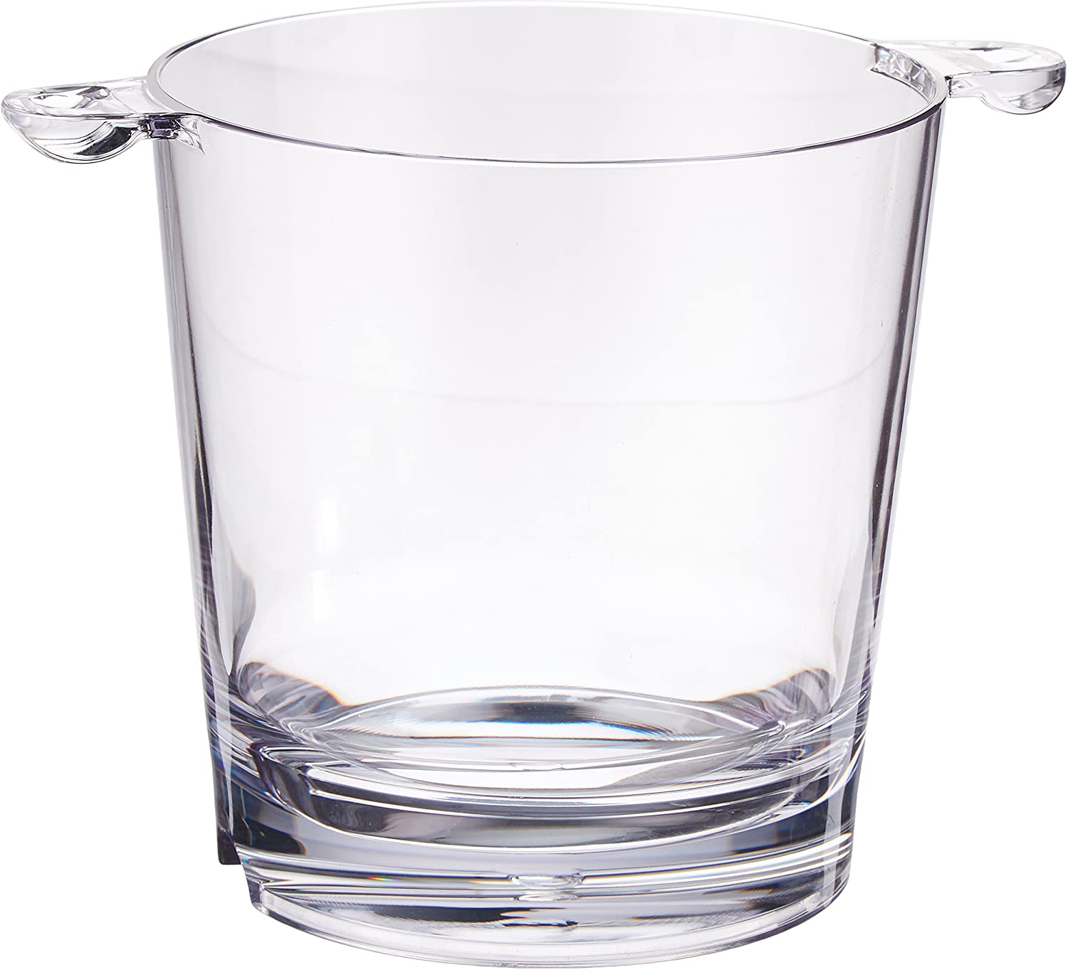 Strahl \'Flow 56260 Bowl Shell Unbreakable Polycarbonate Ice Bucket Clear Pack of 3)