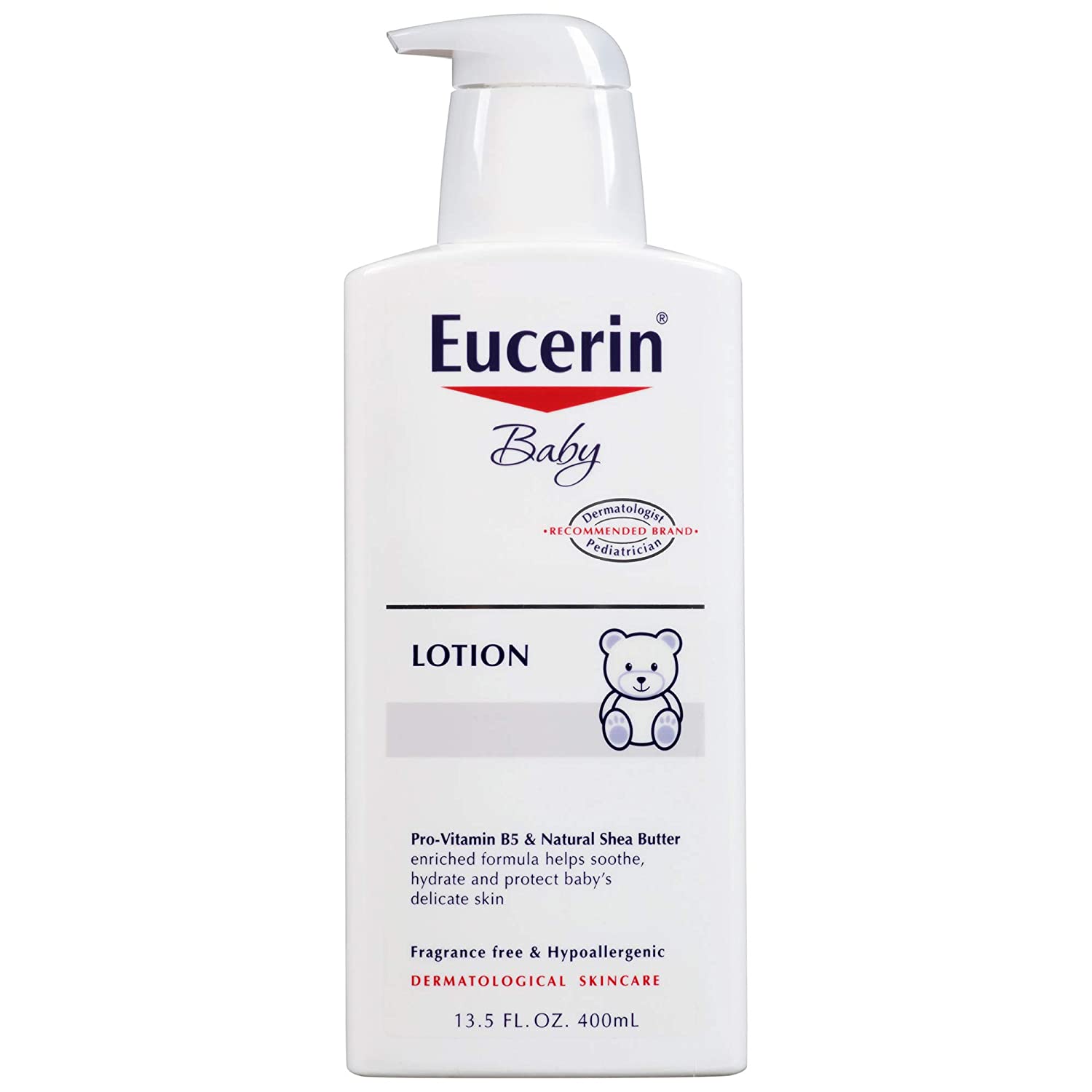 Baby Lotion Unscented 13.5 Liquid Ounces (400ml) - Eucerin
