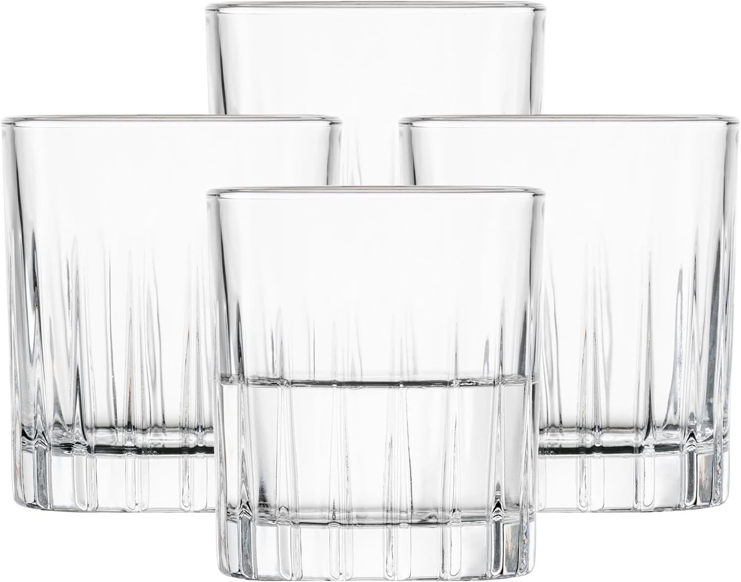 Schott Zwiesel Stage Shot Glass (Set of 4), Timeless Shot Cups for Schnapps with Relieff, Dishwasher Safe Tritan Crystal Glasses (Item No. 123933)