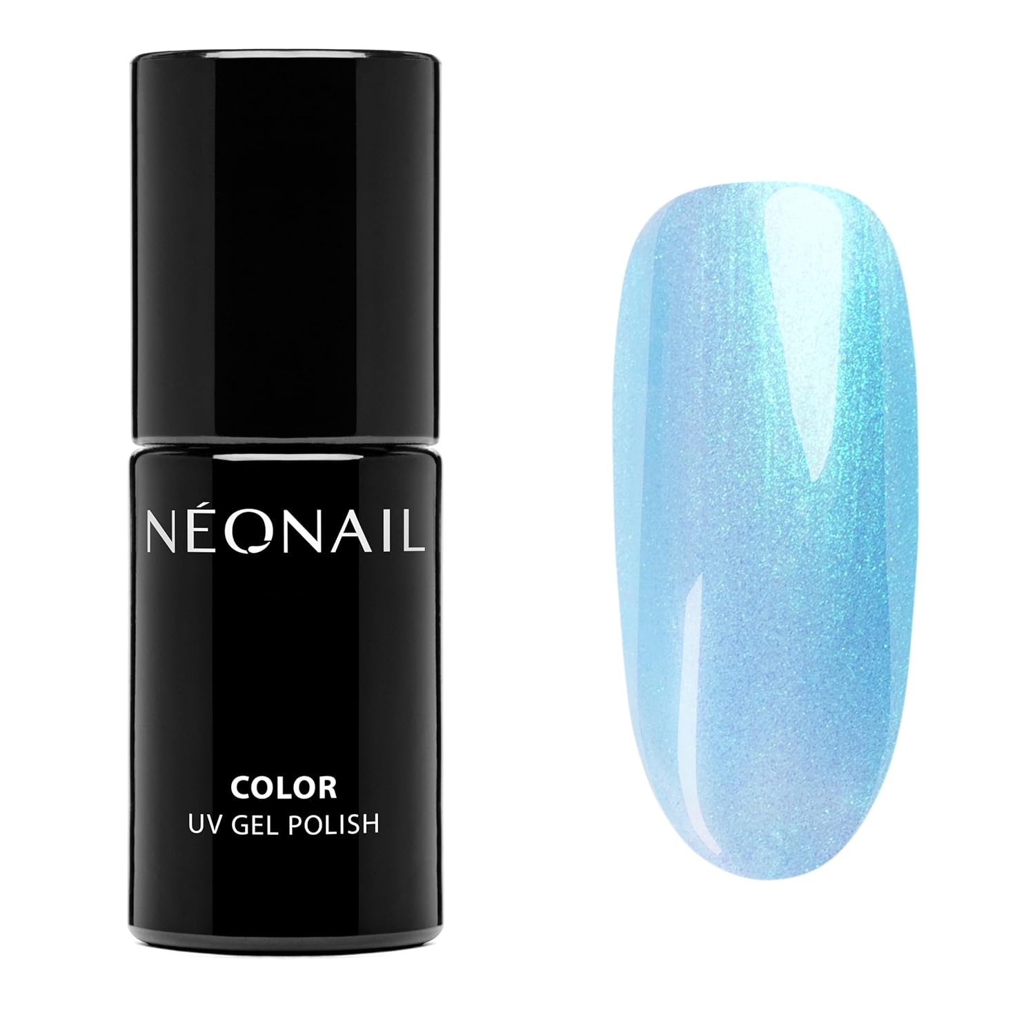 NEONAIL UV Nail Polish 7.2 ml - Blue - Shimmering Waves - Neonail Colors - UV Polish - Gel Nails - Nail Design - Shellac
