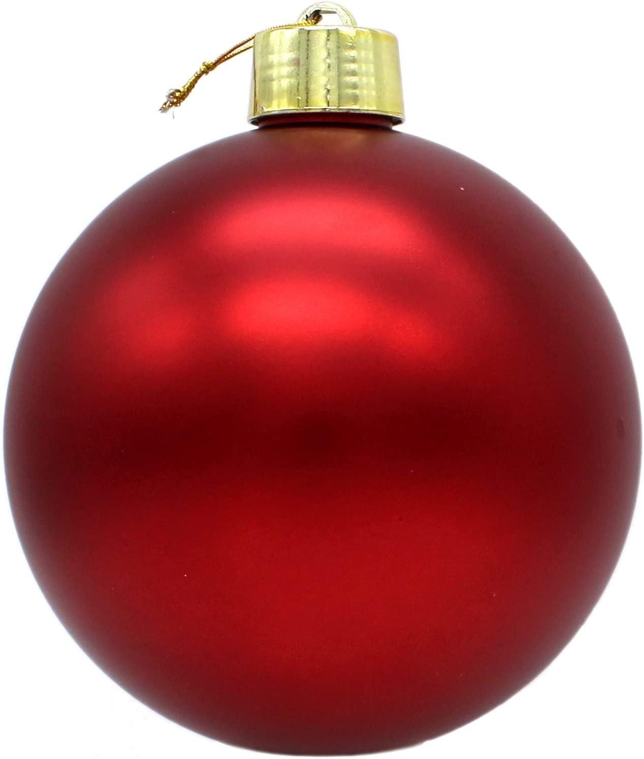 DARO DEKO Christmas Bauble XXL Matte Red Diameter 25 cm 1 Piece