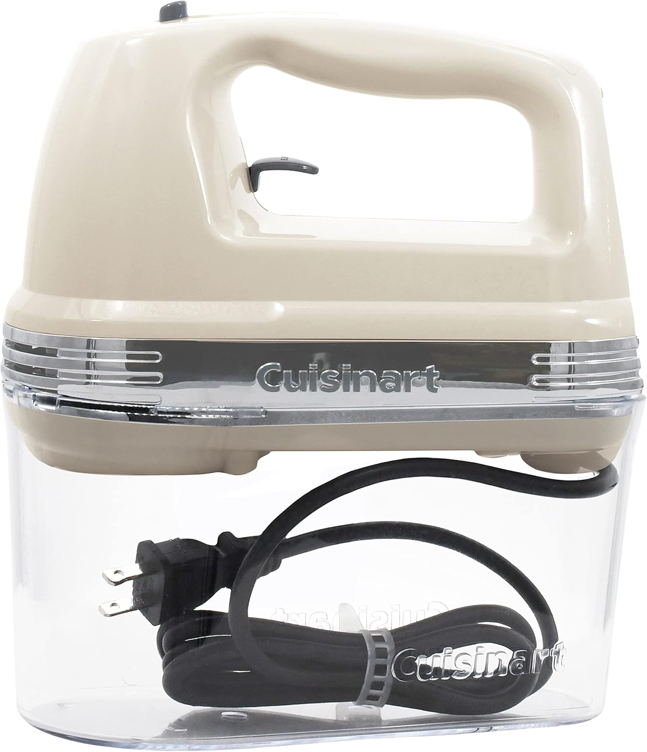 Cuisinart HM-90SCRM Power Advantage Plus 9 Speed Hand Mixer with Storage Box, Cream