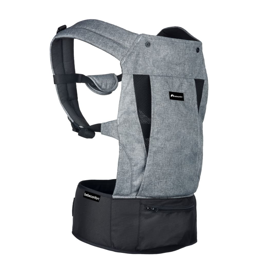 Bebeconfort Go4 Black Chic Baby Carrier from Birth to Approx 3 Years 0-15kg