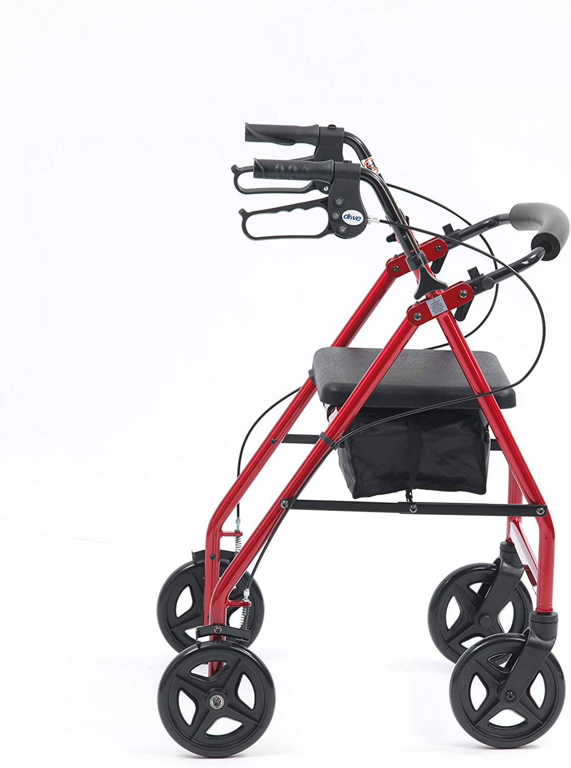 Drive Medical R8RD-23 Aluminium Rollator Red