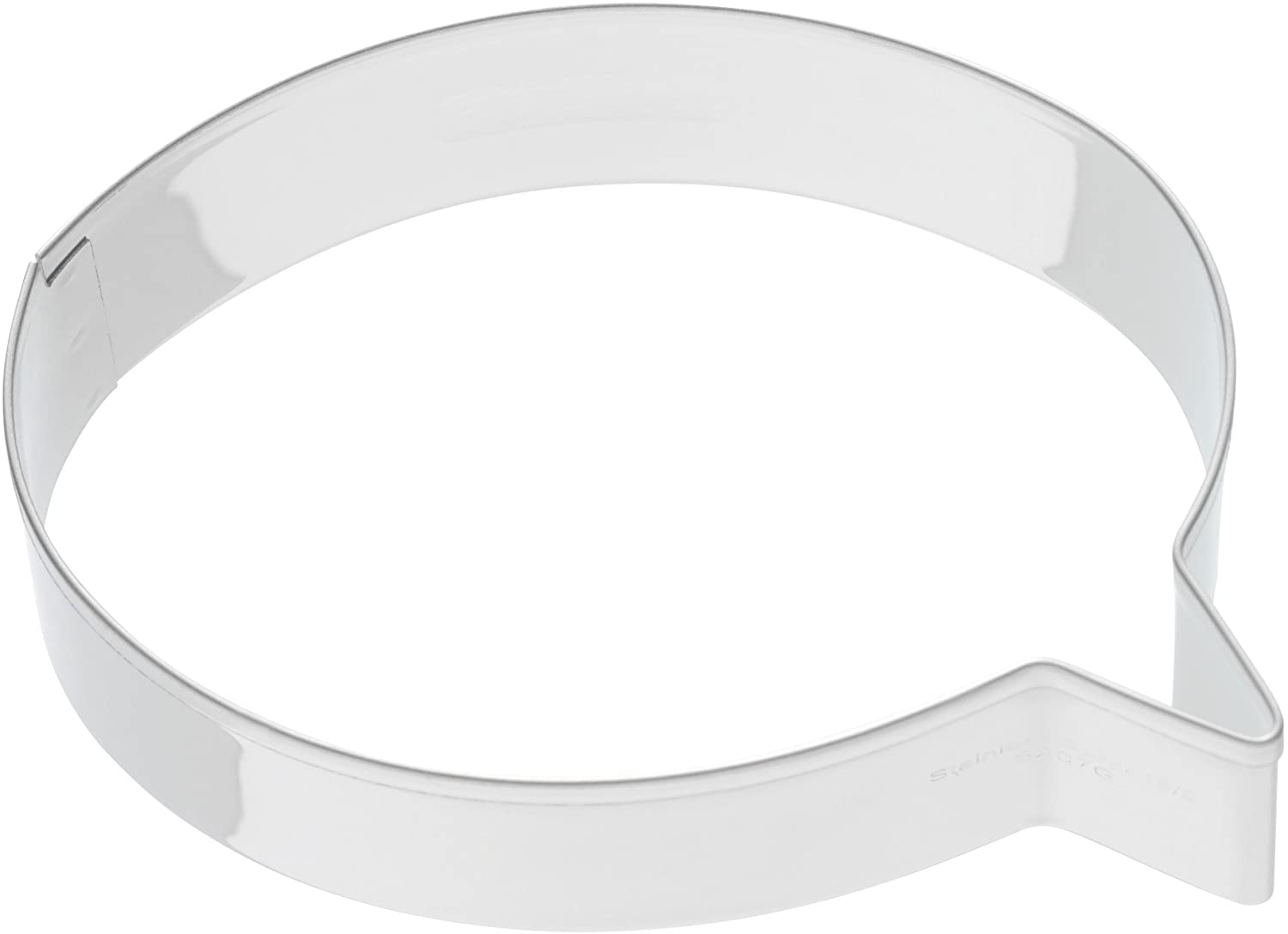Kaiser Cookie Cutter Speech Bubble Cookie Cutter 8 x 6 x 2.5 cm