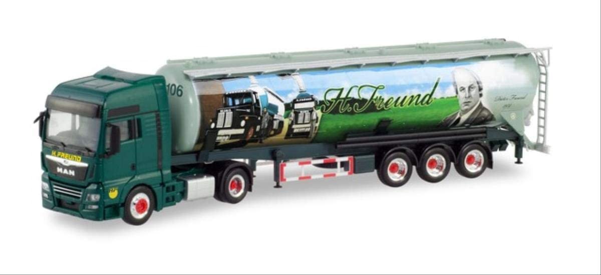 Herpa Man Tgx Xxl Euro 6C Silo Saddle Train Carrier Friend