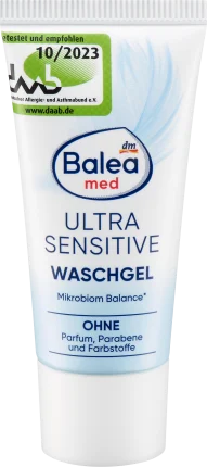 Balea MED Wash gel Ultra Sensitive travel size, 20 ml