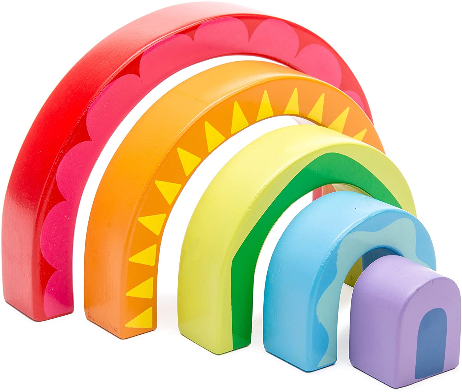 Le Toy Van Petilou Pl107 Rainbow Tunnel Toy