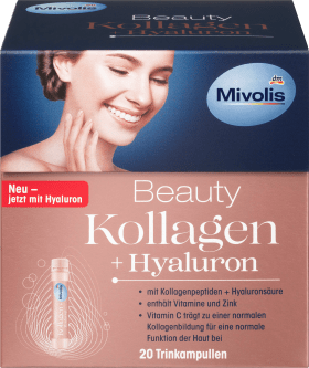 Mivolis Beauty Collagen + Hyaluron, drinking ampoules, 20 pcs., 500 ml