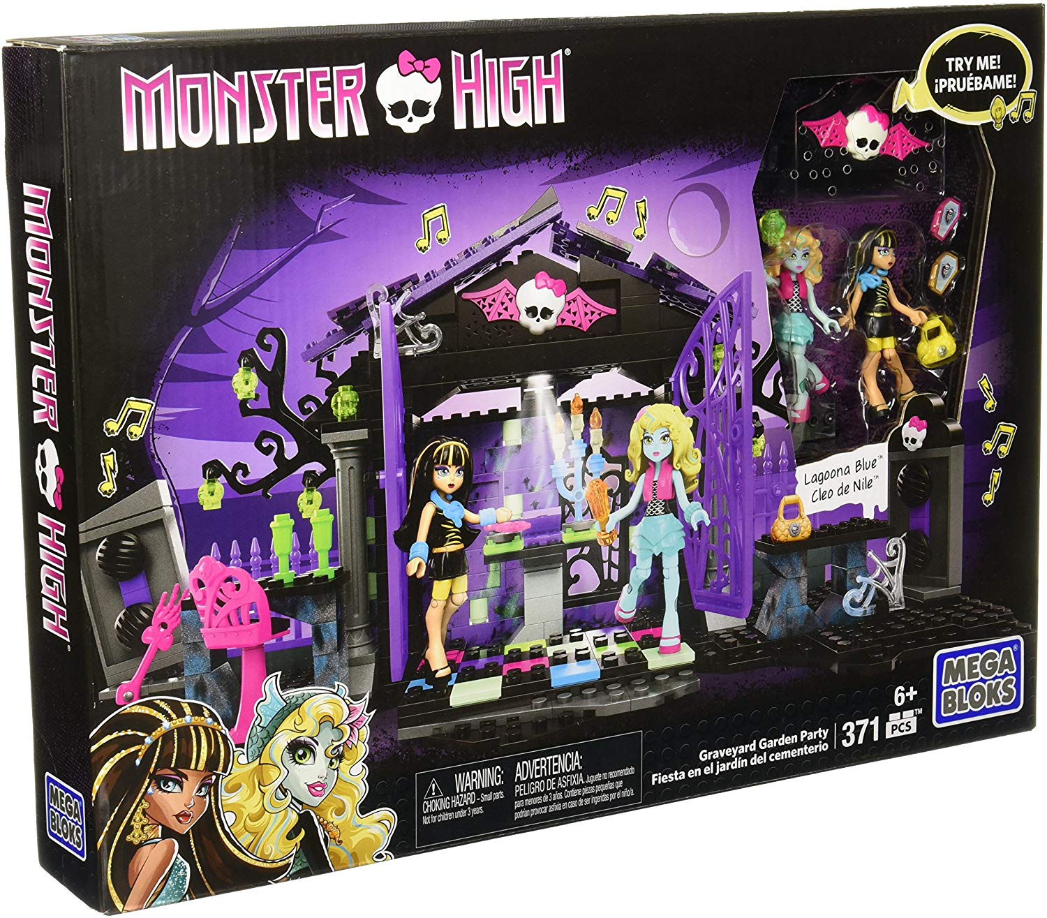 Mega Construx Mega Bloks Monster High Graveyard Garden Party Building Set