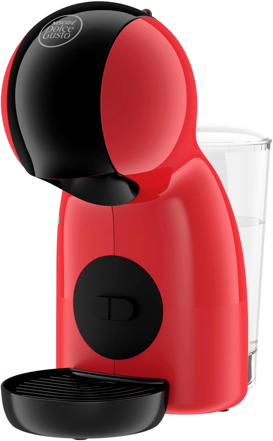 NESCAFÉ Dolce Gusto Krups Piccolo XS Small Capsule Coffee Maker Hot and Cold Drinks 0.8 Litre Water Tank, Red/Black, KP1A35