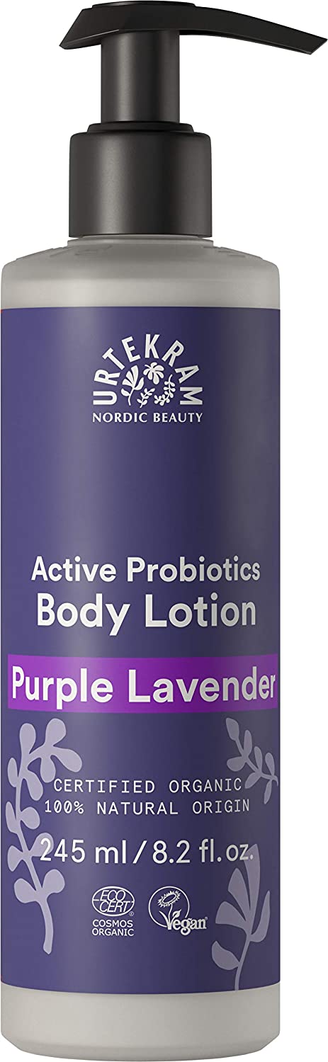 Urtekram Purple Lavender Organic Body Lotion Balance Normal to Dry Skin 245 ml