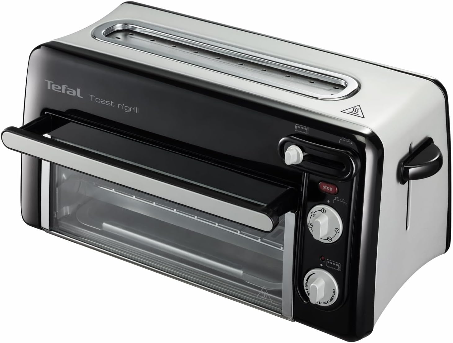 Tefal Store Tefal TL 6008 Toast n Grill 2 in 1 Toaster Grill and mini oven for toasting and grilling buns, corrsiants, sandwiches, even bake small pizzas