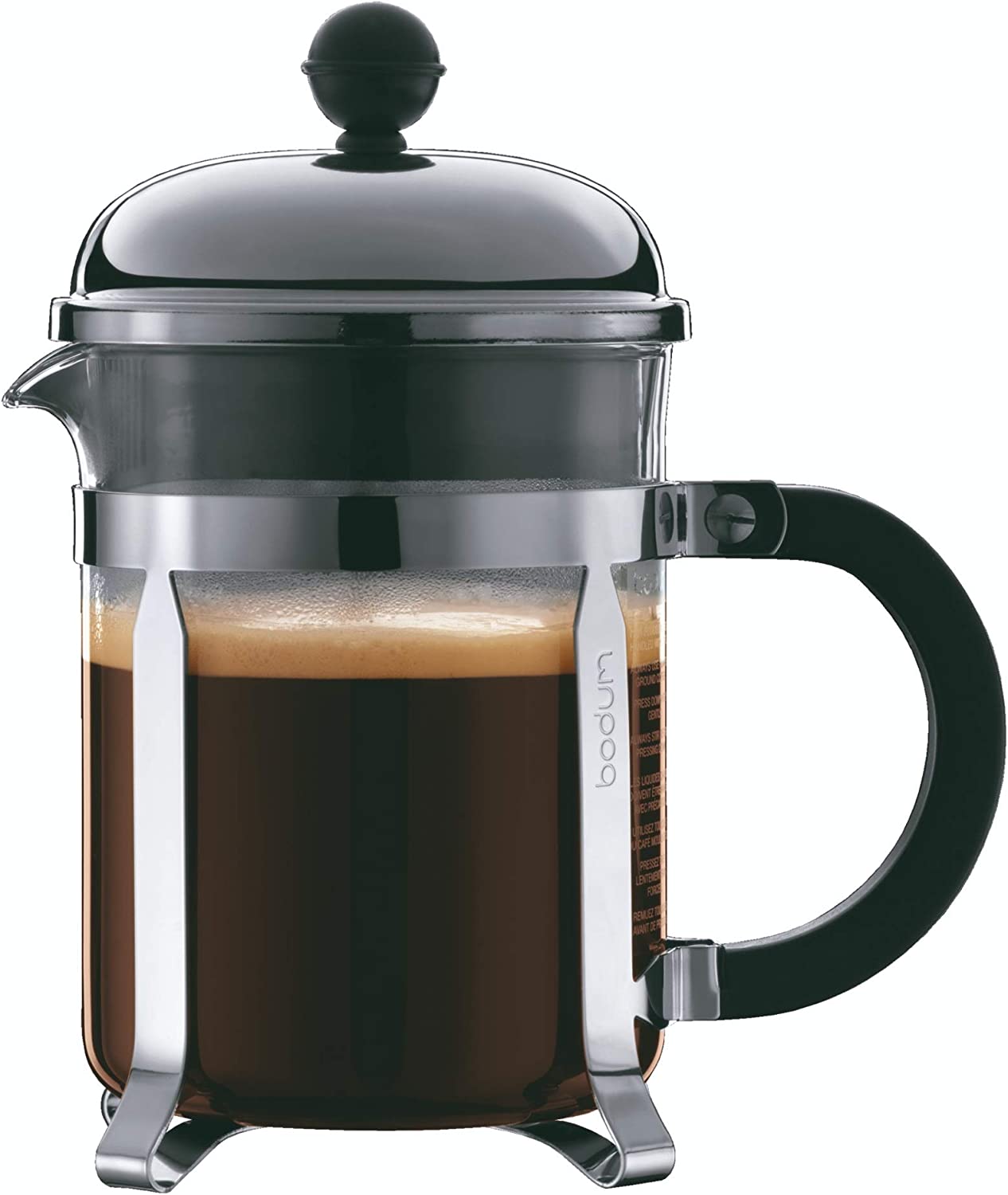 Bodum Chambord Coffee Press Stainless Steel Black 500 ml