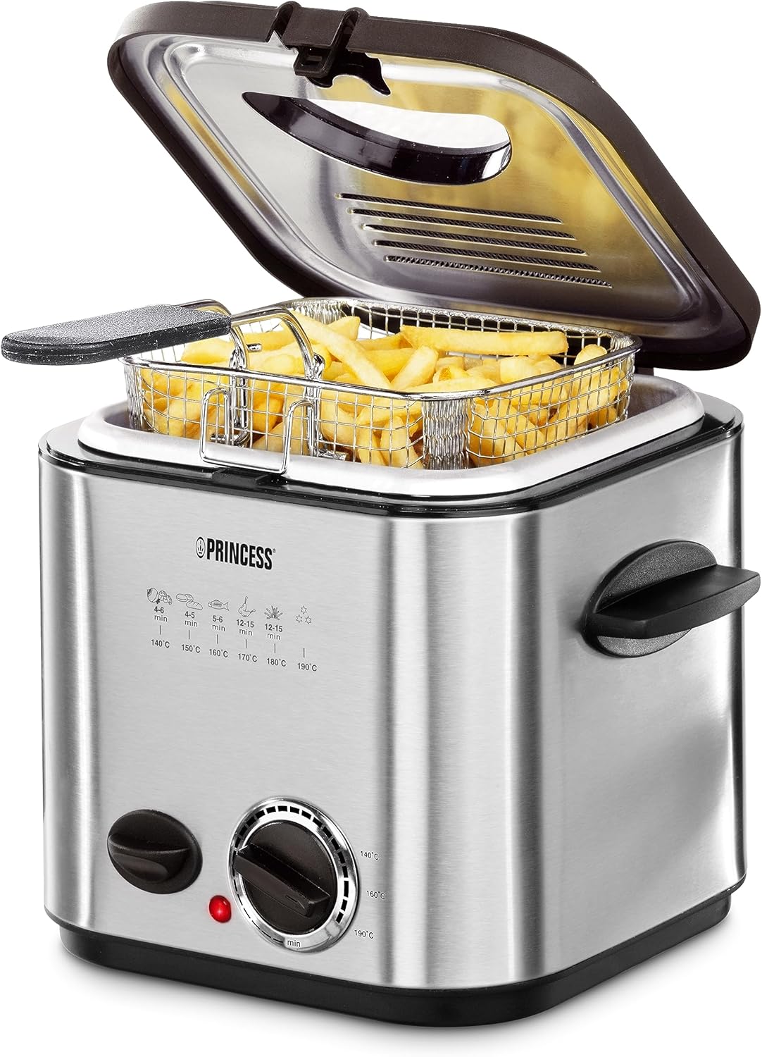 Princess 182611 Deep Fryer/Fondue Set (RVS)