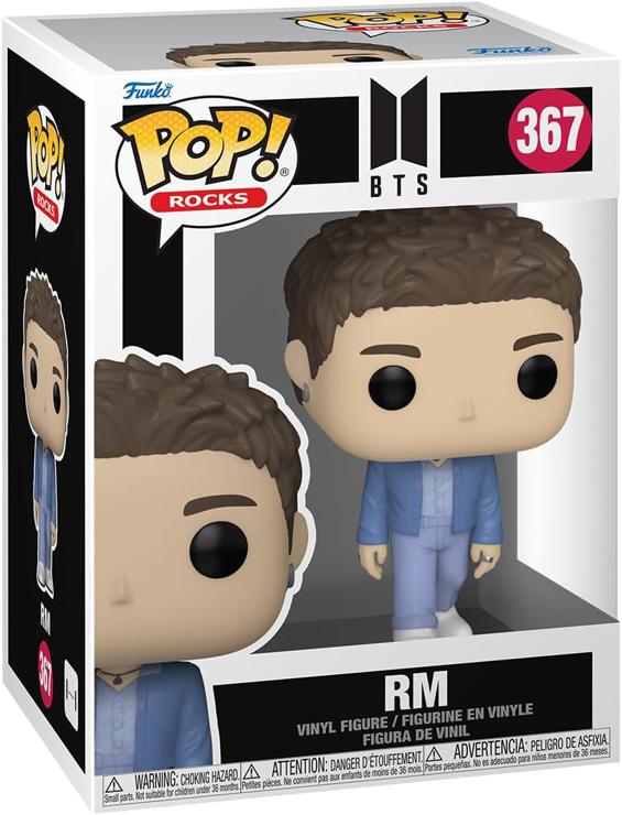 Funko Pop! Rocks: BTS - RM - Vinyl Collectible Figure - Gift Idea - Official Merchandise - Toys For Children and Adults - Music Fans - Model Figure For Collectors and Display
