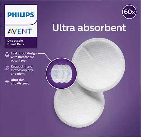 Nursing pads, 60 pieces