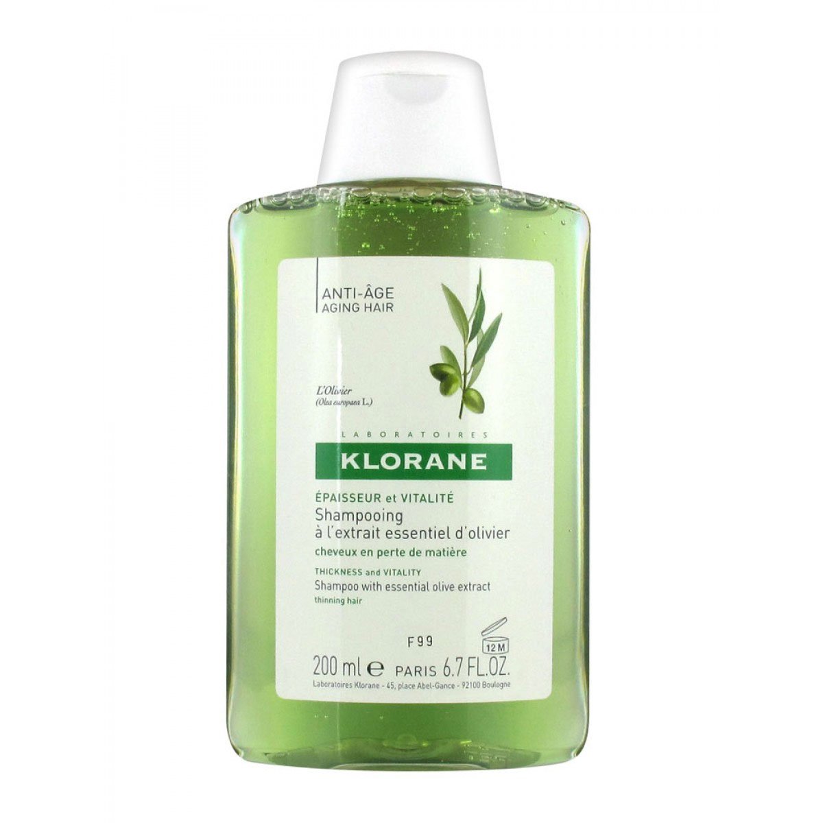 Klorane Shampoo 400 ml, ‎black