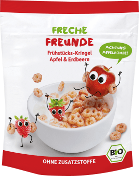 FRECHE FREUNDE Children's muesli Apple & strawberry from 1 year, 125 g