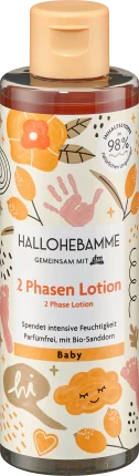 HALLOHEBAMME baby lotion 2 phases, 200 ml