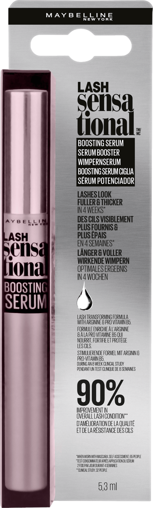 Maybelline Wimpernserum Lash Sensational Serum Clear 00, 4,5 Ml
